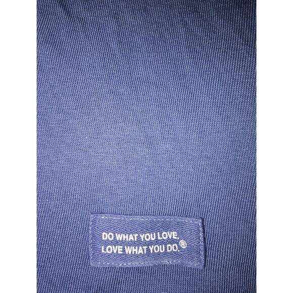 Life is Good Colorful Heart Dog Paw Crusher Crew Neck T Shirt Sz M Blue - Picture 4 of 8